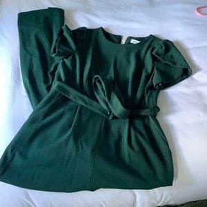 NWT Calvin Klein shirt sleeve jumpsuit